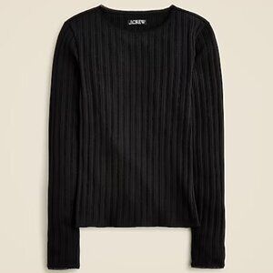 J.Crew Pointelle long sleeve T shirt